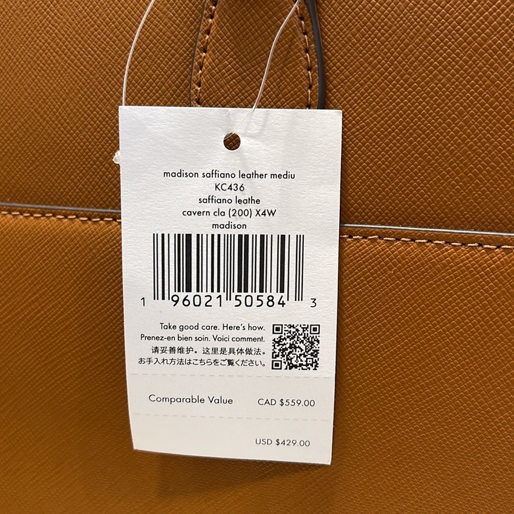 Kate Spade Madison Saffiano Leather Medium Satchel
NWT - Picture 10 of 16